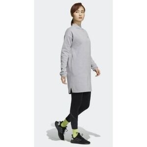 Adidas Womens Sweatshirt Dress Sz L GLAM-O Glam Gorpcore Tunic Top Shirt